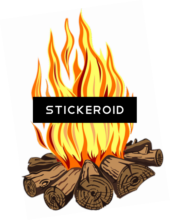 Костер Flame Fire - Illustration (589x761), Png Download