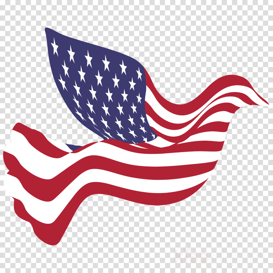 Dove With American Flag Clipart United States Of America - American Peace Dove Mugs (900x900), Png Download
