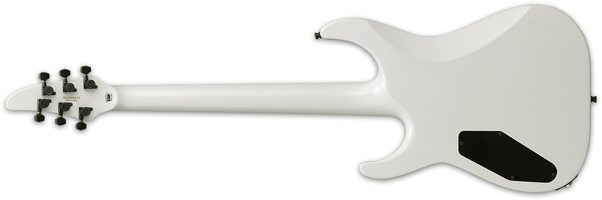 Xlarge - Esp E-ii Horizon Nt Electric Guitar (snow White) (1200x416), Png Download