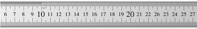Ruler Clipart 20 Cm Ruler 20 Cm Transparent Free For - Metal Ruler Transparent (640x480), Png Download
