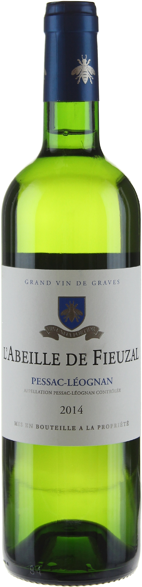 2014 L'abeille De Fieuzal Blanc - Green Bottle German Beer (1520x2000), Png Download