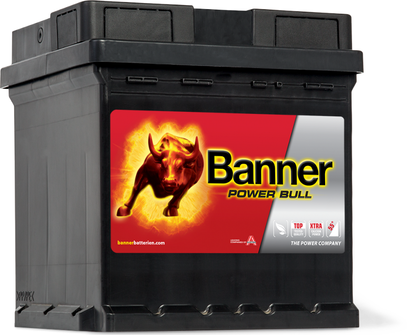 Bull - Banner Power Bull Autobatterie, P42 08, 42 Ah, 390 (800x659), Png Download