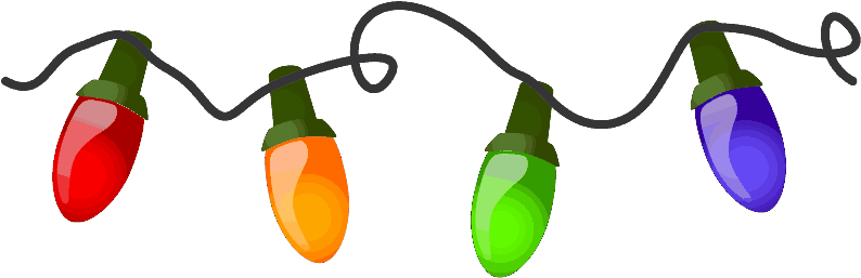 Christmas Lights Banner Clipart Kid - Christmas Lights Top Border (793x285), Png Download