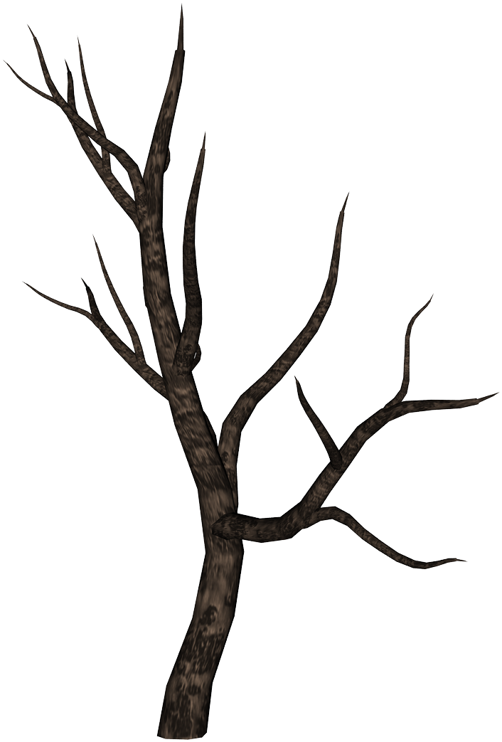 Tree Branches Silhouette At - Surrealism Png (761x1126), Png Download