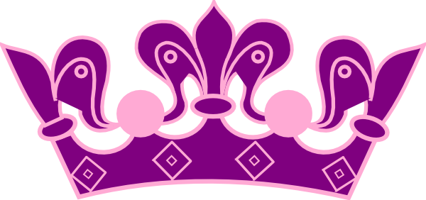 Disney Princess Crown Png Image Stock - Pink And Purple Crown (600x282), Png Download