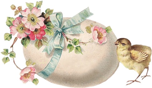 Vintage Easter Png Photo - Easter Vintage Png (500x332), Png Download