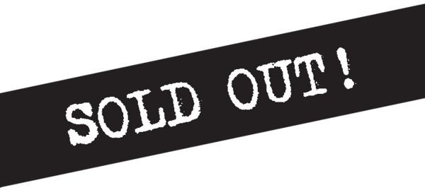 Sorry Sold Out - Black Sold Out Banner (600x269), Png Download