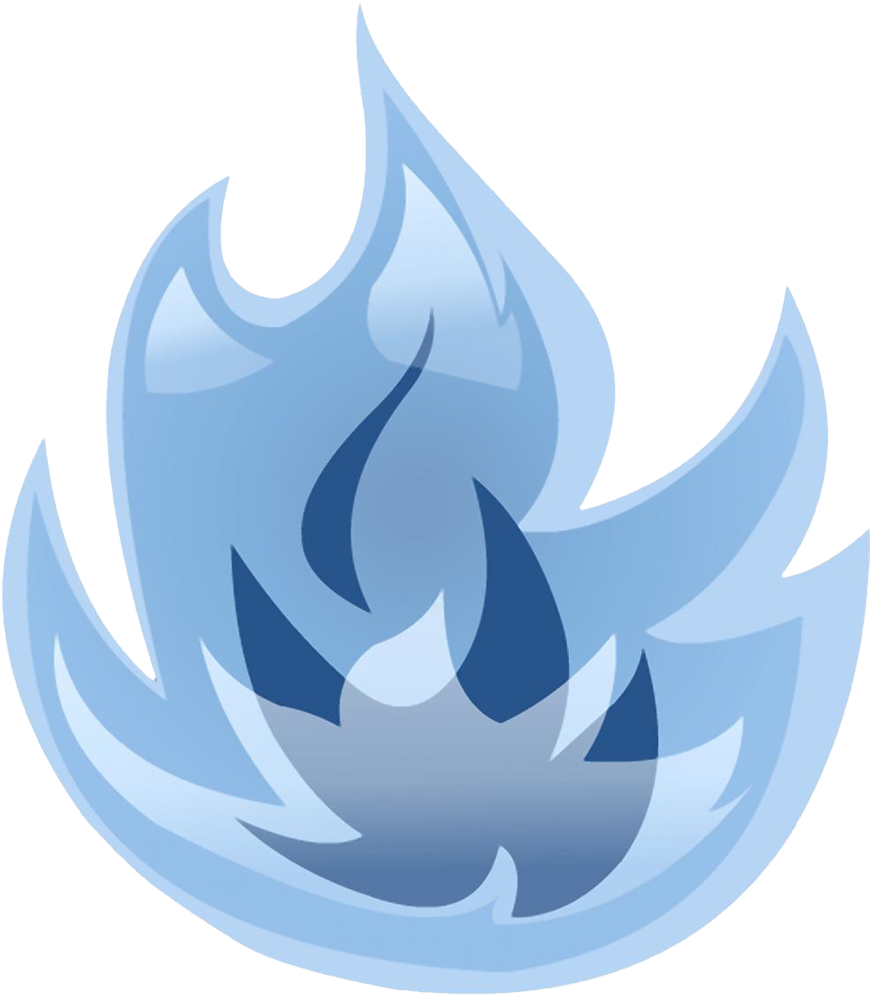 Blue Flames Png Transparent Clipart - Blue Fire Clipart Transparent Background (1061x1061), Png Download