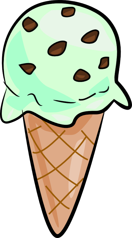 Clipart Food Ice Cream - Mint Ice Cream Clipart (446x800), Png Download