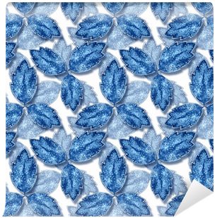 Seamless Background With Watercolor Decorative Leaves - Watercolor Painting (400x400), Png Download