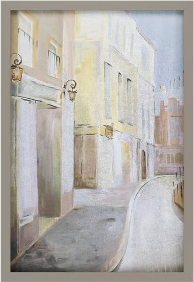 Paris A La Mode I - Painting (550x550), Png Download