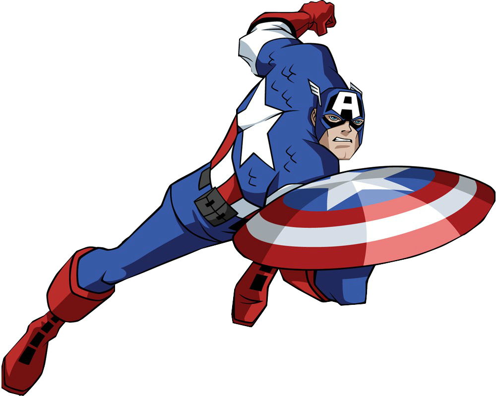 Comic Clipart Captin - Avengers: Earth's Mightiest Heroes, Vol. 3 [dvd] (960x767), Png Download