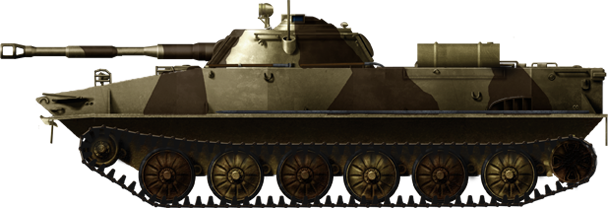 Military Tank Png Download Image - Pt 76 Atgm (608x208), Png Download