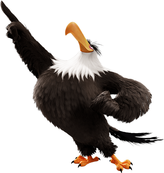 Abmovie Mighty Eagle - Mighty Eagle Angry Birds Movie (600x625), Png Download