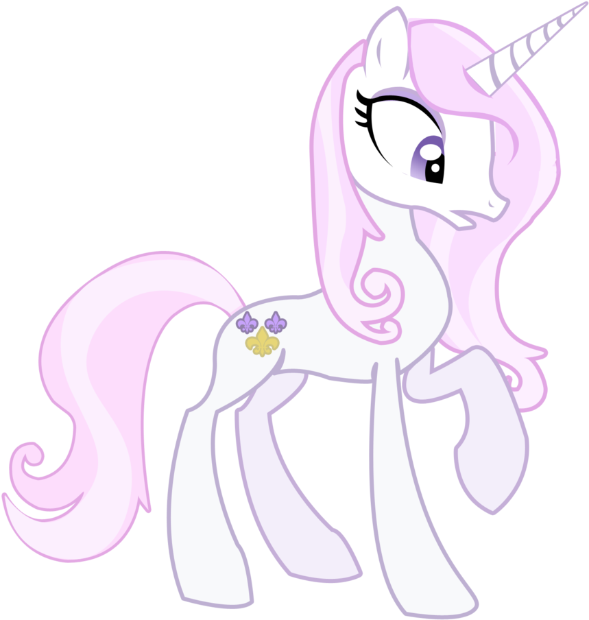 Fleur De Lis - Fleur De Lis Mlp Base (900x974), Png Download