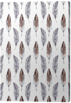 Watercolor Feather Ethnic Boho Background Pattern Texture - Watercolor Painting (400x400), Png Download