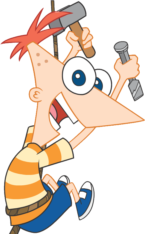 Phineas Rope - Phineas Y Ferb Png (520x783), Png Download