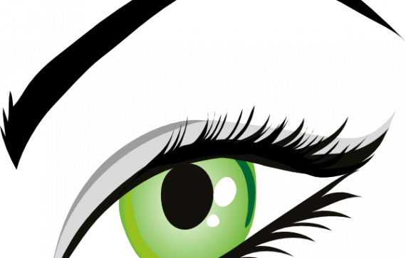 Transparent Eye Makeup - See Louisiana Shower Curtain (570x363), Png Download