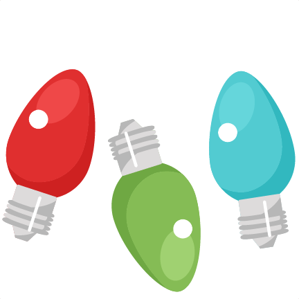 Christmas Bulb Clipart - Christmas Light Bulbs Clipart (432x432), Png Download