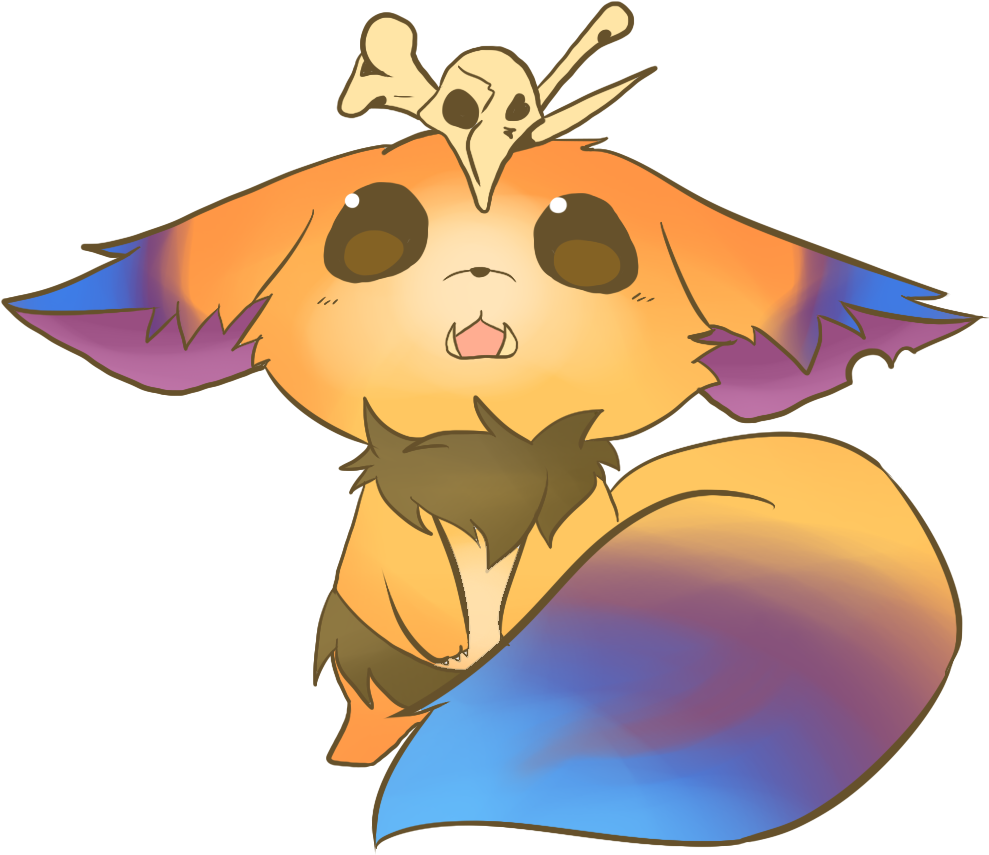 League Of Legends Fan Art Gnar - League Of Legends Chibi Gnar (1000x1000), Png Download