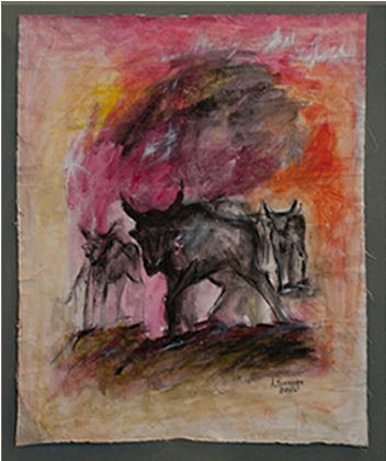 Video Impressions Bison Caravan Brasil - Modern Art (600x600), Png Download