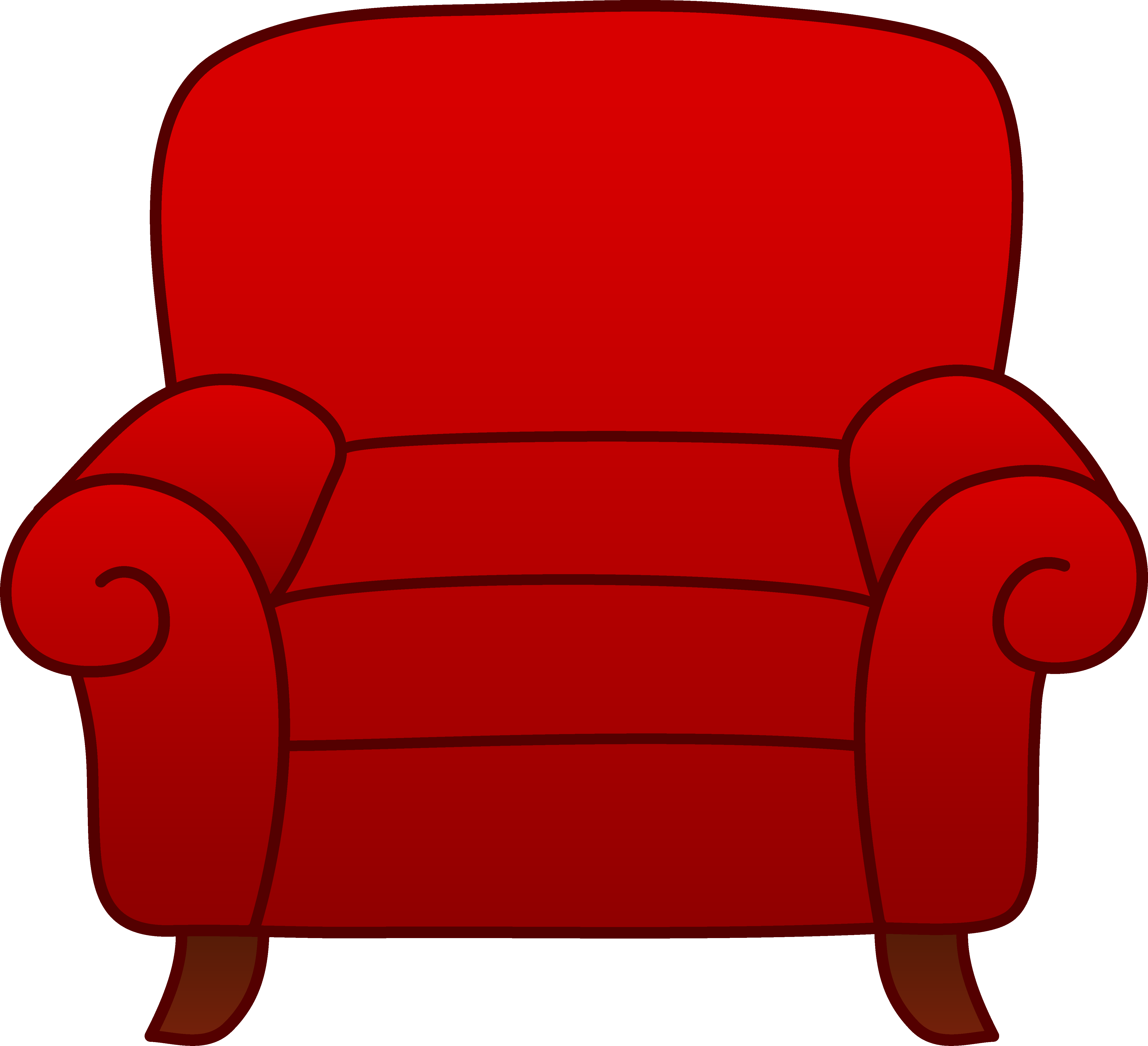 Stirring Aluminium Armchair Red Seletti Picture Frightening - Clip Art Arm Chair (4966x4527), Png Download