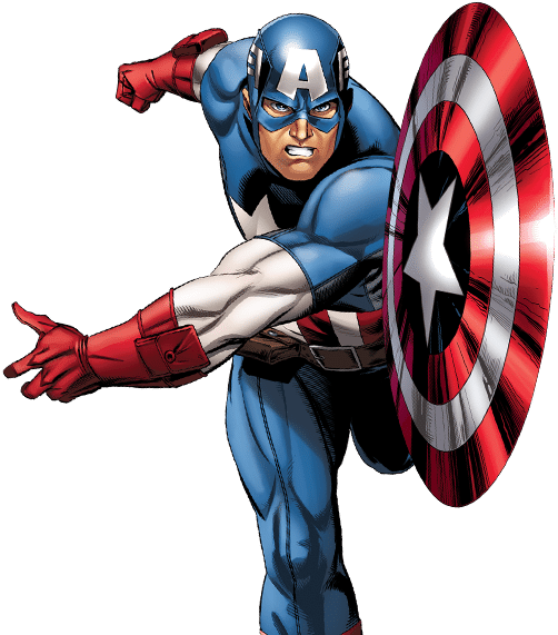 Marvel Avengers Captain America Png Image - Captain America Comic Png (600x600), Png Download