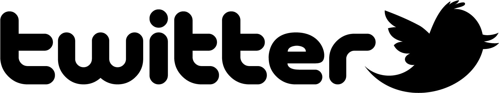 Follow Us On Twitter - Twitter Text Logo White Png (1630x366), Png Download