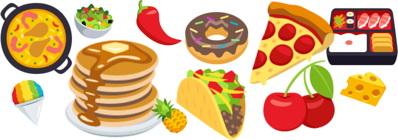 Transparent Food Yummy - Cafepress You Had Me At Tacos Emoj Rectangular Canvas (1400x480), Png Download