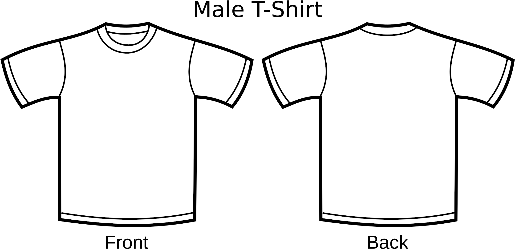 blank t shirt drawing