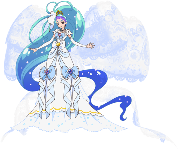 Royal Cure Mermaid - Go Princess 光 之美 少女 (570x479), Png Download