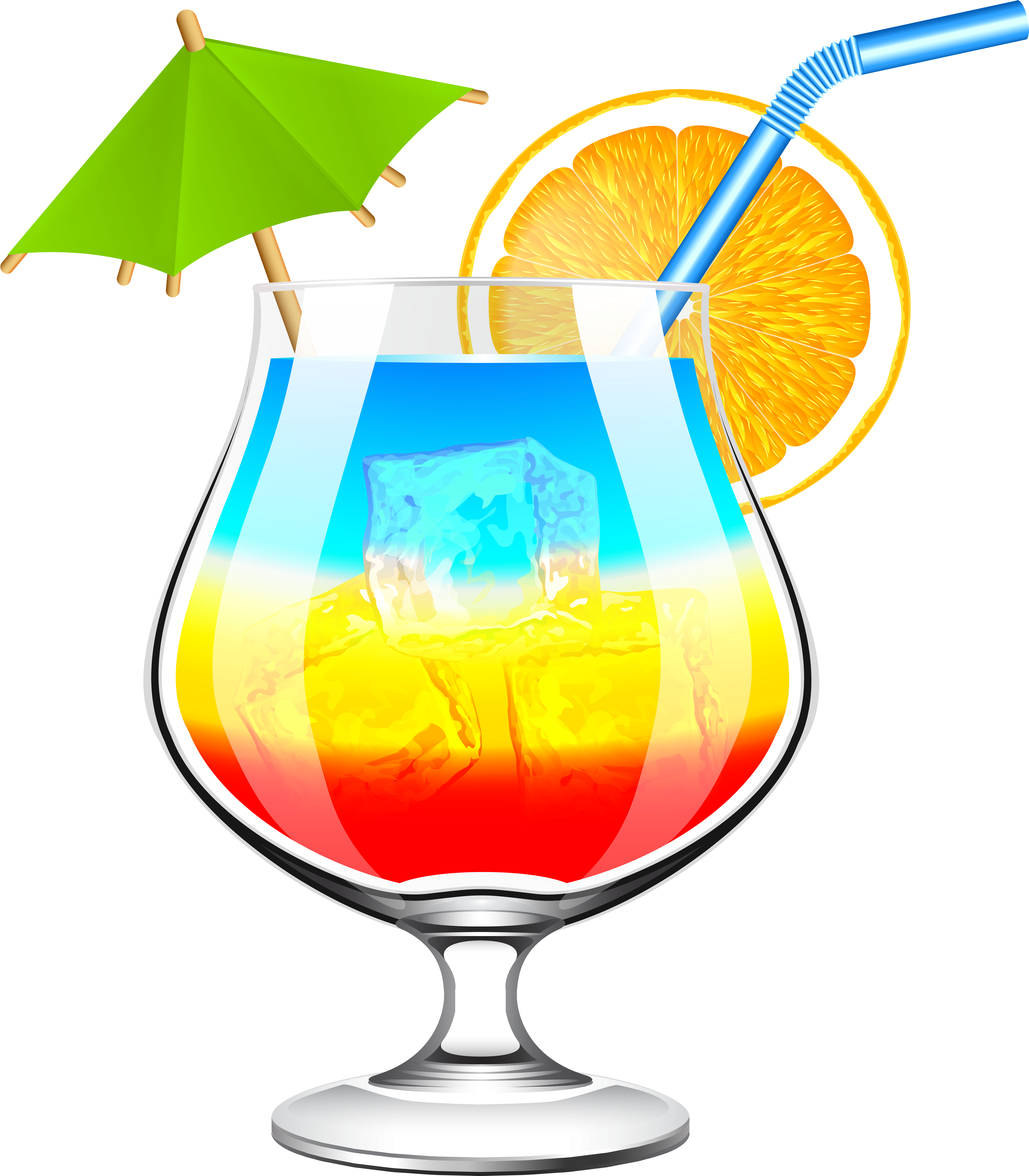 Watercolor Clip Art Png - Beach Drink Clip Art (531x600), Png Download
