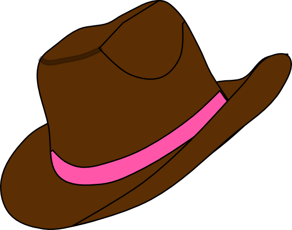 Cowgirl Clipart Cowgirl Hat - Cowgirl Hat Clip Art (600x473), Png Download