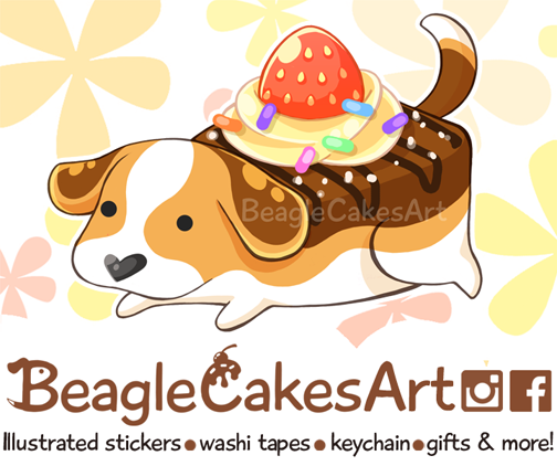 Beaglecakesart - Instagram (504x422), Png Download