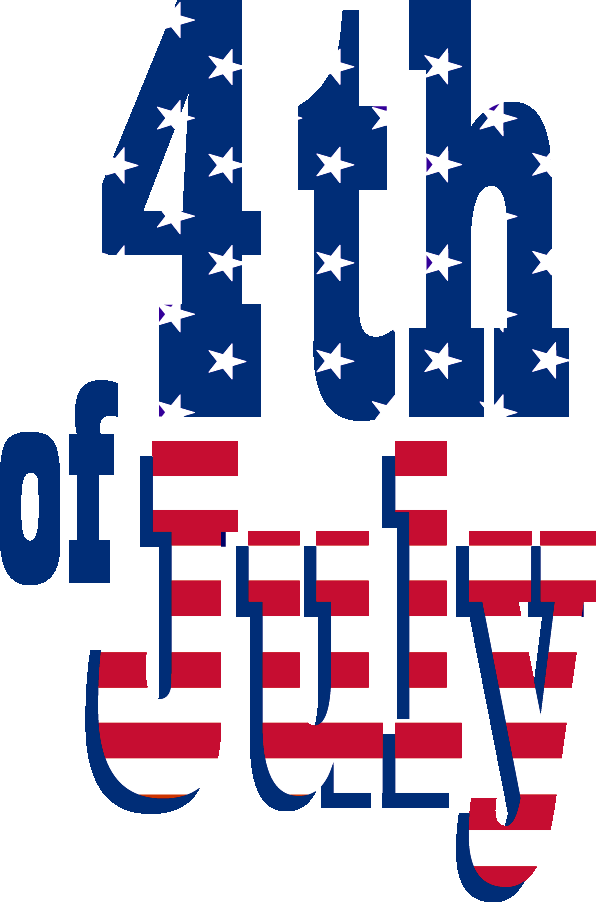 Cat Clipart 4th July Free Collection - Fourth Of July Png (596x902), Png Download