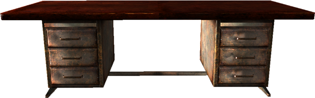 Wooden Office Desk - Desk Png (1019x360), Png Download