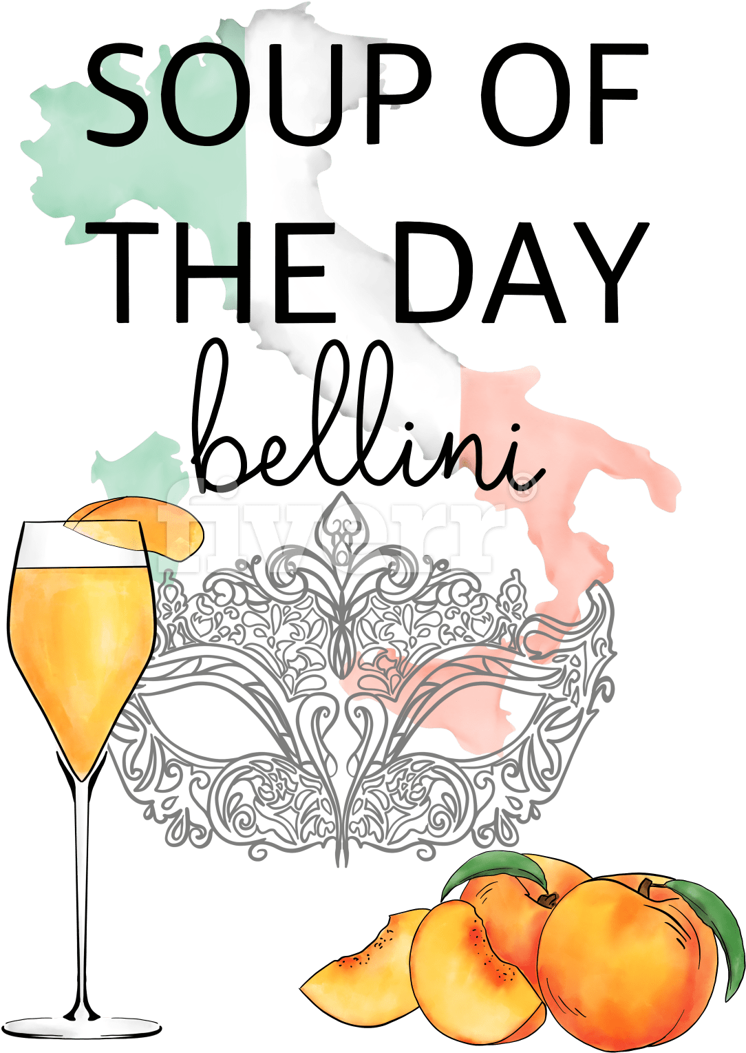 Draw A Fashion Illustration In Watercolor Or Other - Fuzzy Navel (1200x1600), Png Download