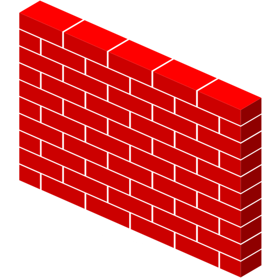 Brick Wall - Wall Clipart Png (882x935), Png Download