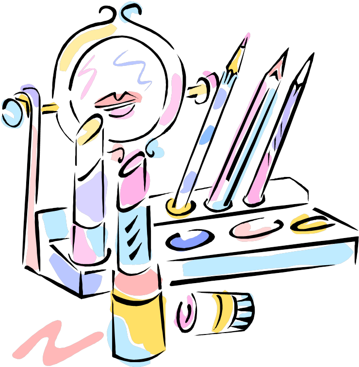 Make - Beauty Products Clipart Png (748x770), Png Download