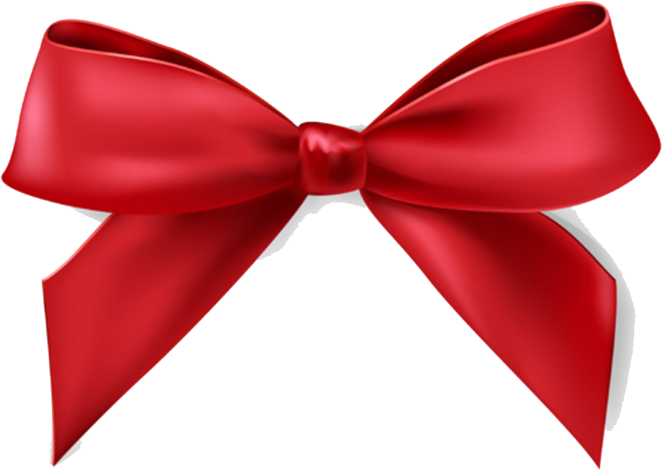 Christmas Bow Png Photo - Red Christmas Bow Vector (1000x1000), Png Download