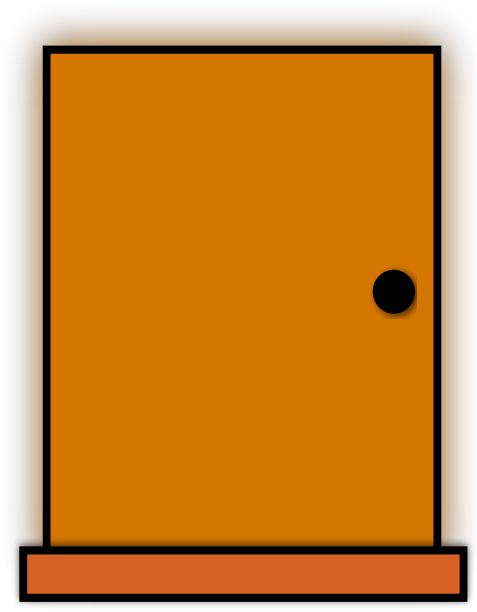 Image Of Closed Door Clipart Closed Sign On Door Notice - Clip Art (900x746), Png Download