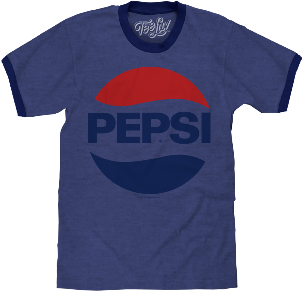 Pepsi Logo Ringer T-shirt - Miller Lite Helmet Logo | Soft Touch Tee-medium (999x1024), Png Download