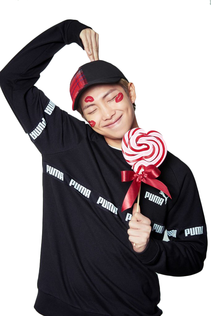 #namjoon #kim Namjoon #bts #bangtan Boys #png - Bts Puma Photoshoot Valentines Day (682x1024), Png Download