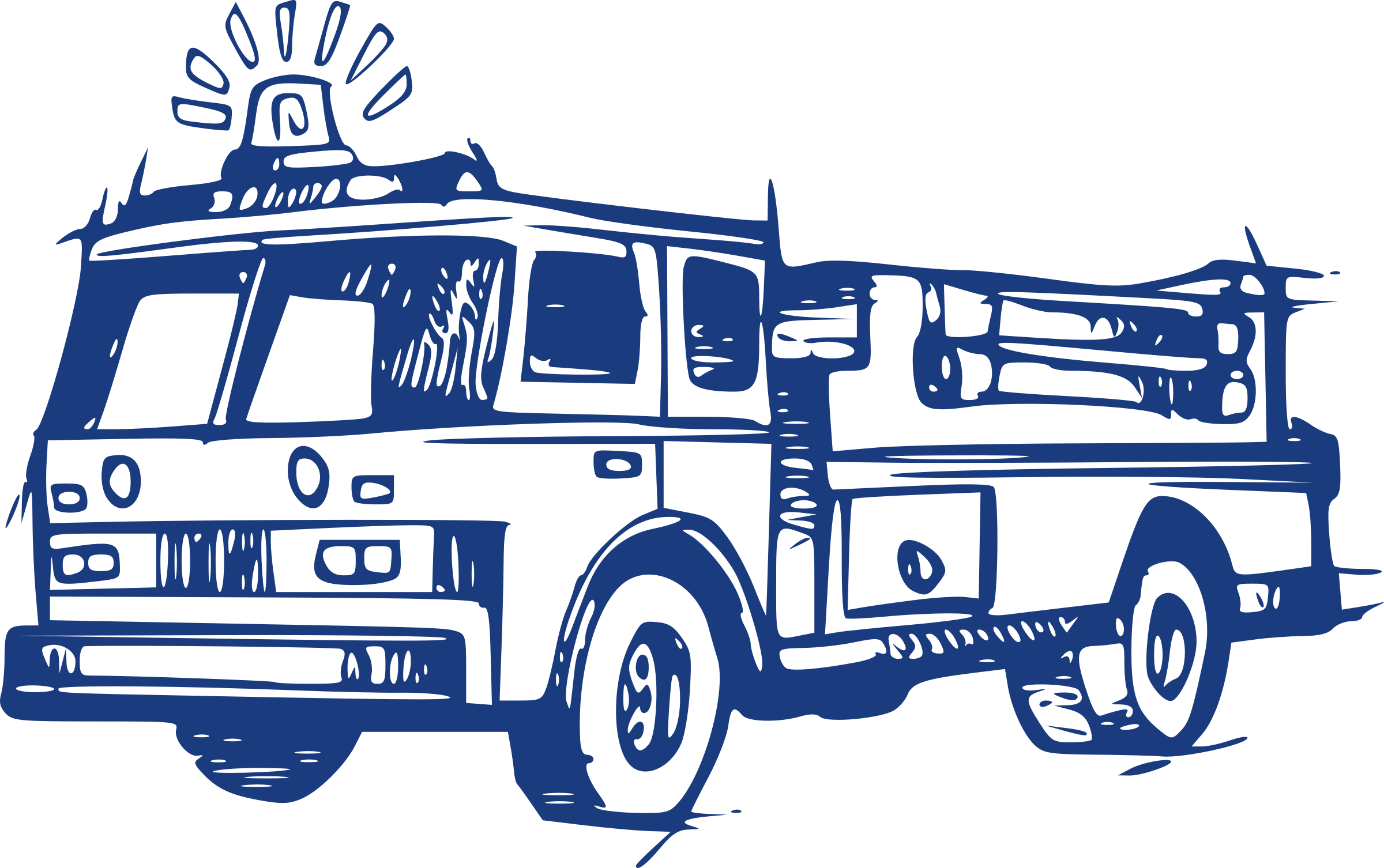 Firetruck Png (2400x1506), Png Download