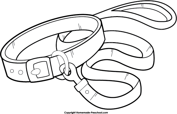 Leash Cliparts - Clip Art (593x381), Png Download
