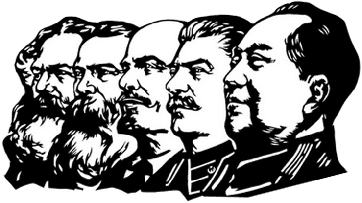 Free Download Monk Aoe Clipart Marxism Communism Socialism - Marx Lenin Stalin Mao (800x600), Png Download
