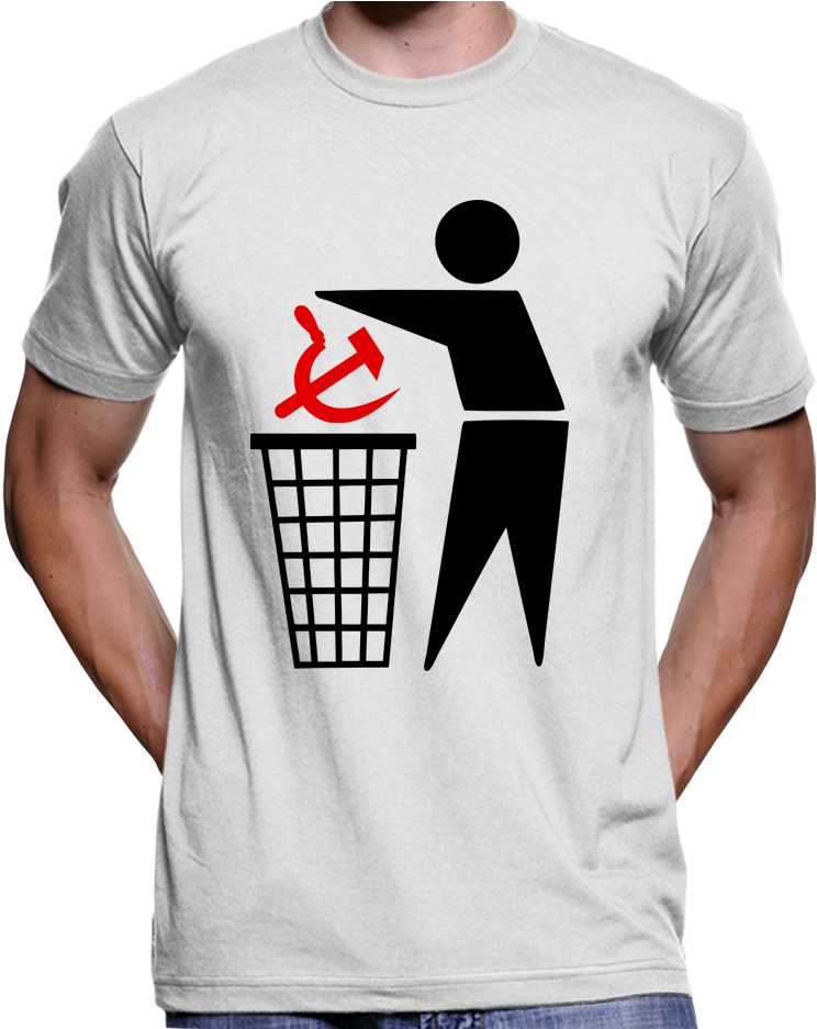 Bin Communism Anti Communist T-shirt / Hoodie - Free Tommy Robinson T Shirts (936x936), Png Download