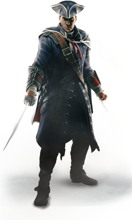Haytham Kenway - ヘイ ザム ケン ウェイ (450x800), Png Download