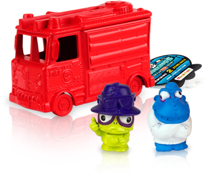 Zomlings Series 5 Fire Truck - Zomlings Fire Station (450x450), Png Download