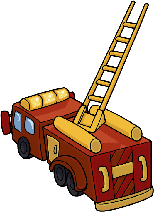 Firetruck For Page Pj - Fire Engine (525x719), Png Download